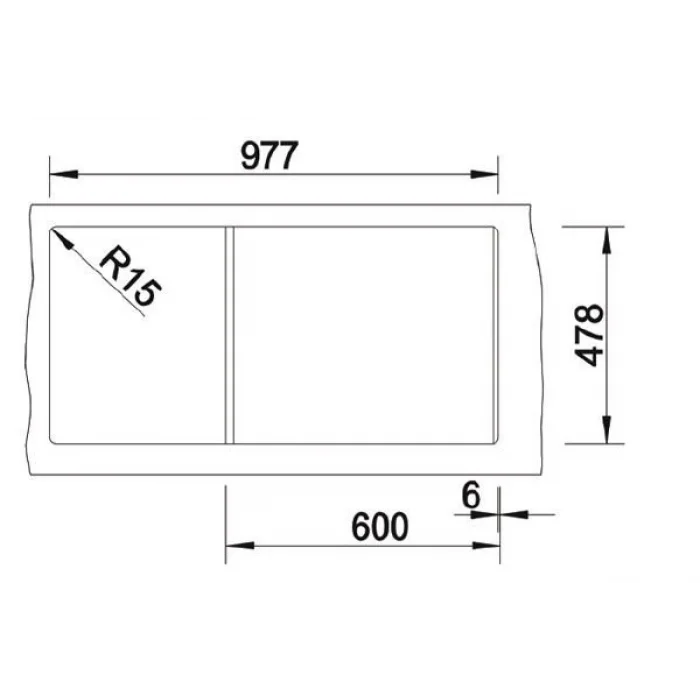 GL General Sonas 6 S Siyah Seramik Evye