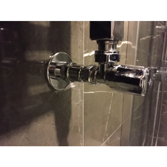 Havlupan Boru Gizleme Kılıfı Yaylı Krom