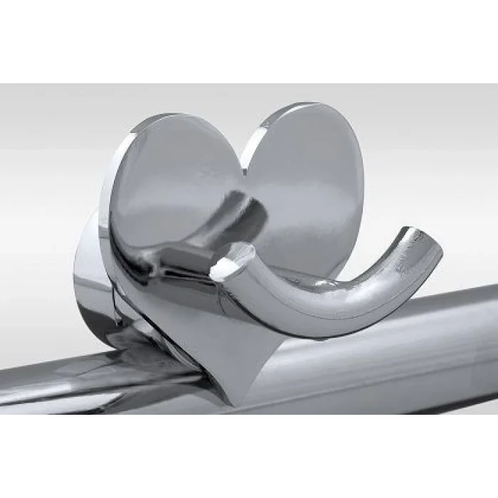 Havlupan Havlu ve Bornoz Askısı H04 Metal Kalpli Krom