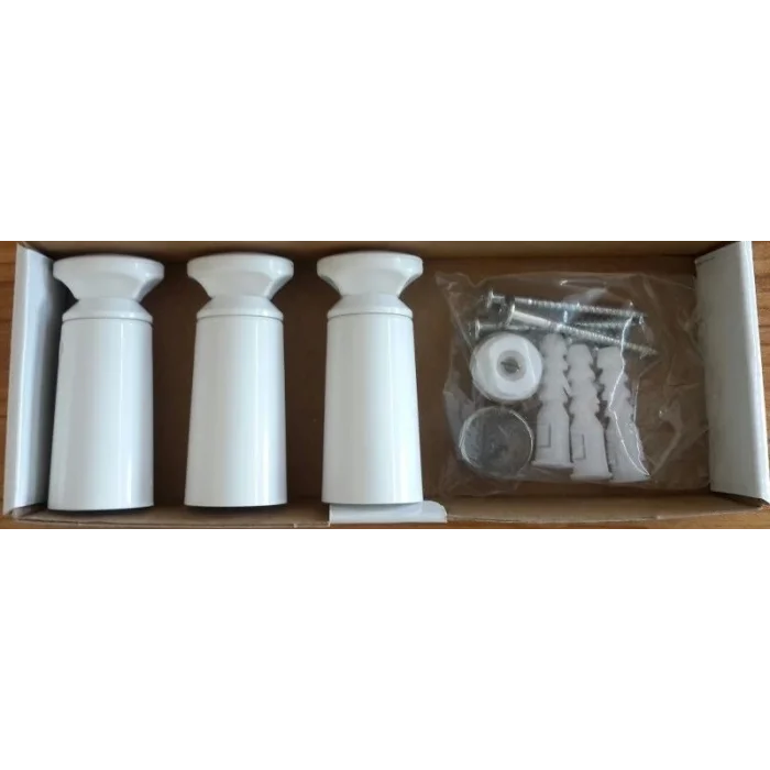 Havlupan Montaj Seti 3lü Beyaz Kör Tapalı