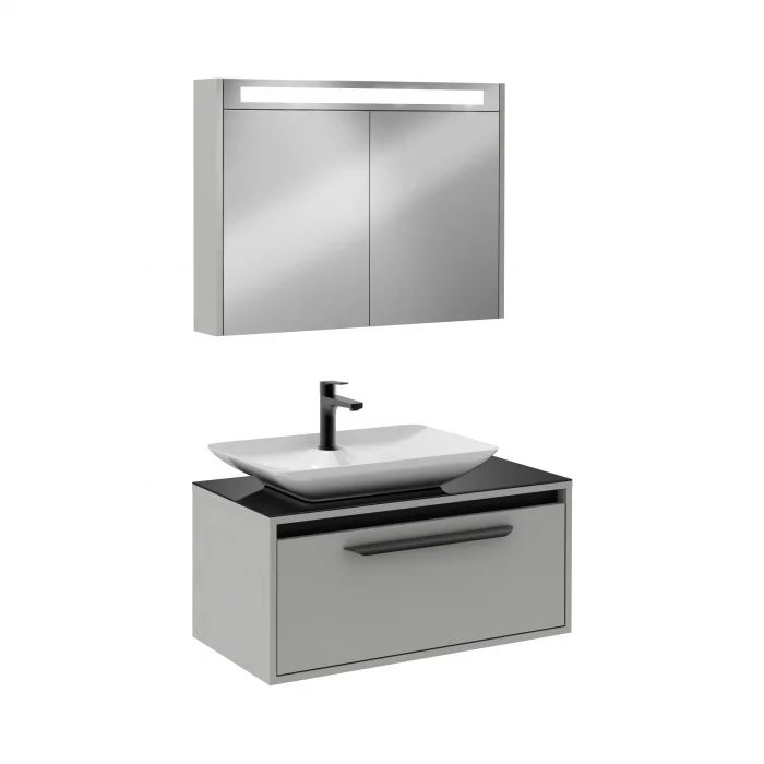 Isvea Bella 90cm Takım Gri