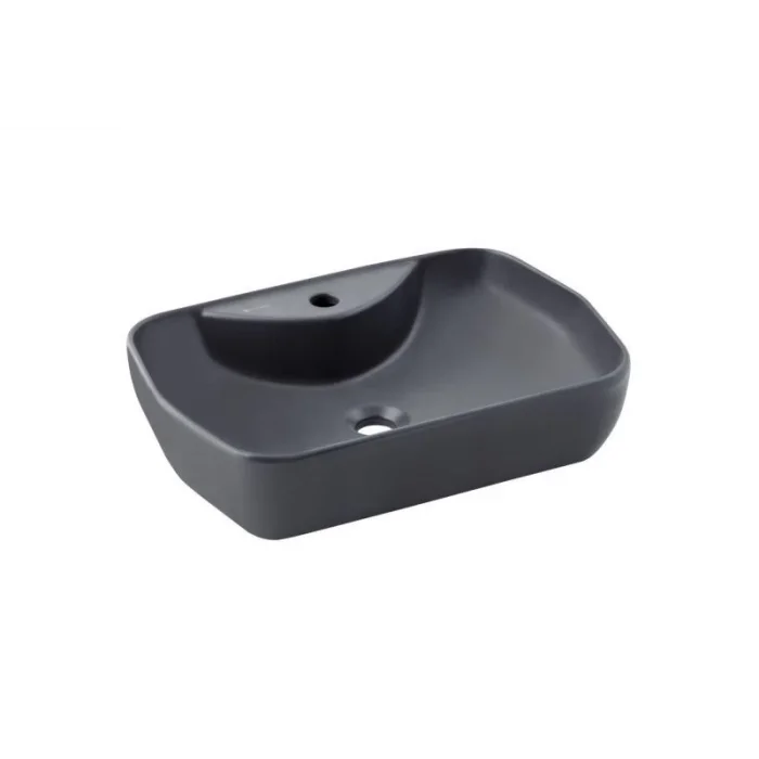 Lucıda Tezgahüstü Mat Antrasit Bat. Del. Lav.55Cm.