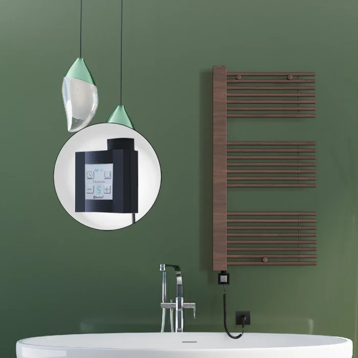 MALE Elektirikli Havlupan 600x1190  Ahşap  (KTX4 Termostat) 1000W Spiral Kablolu