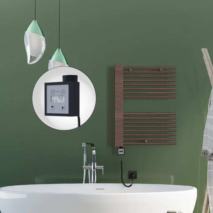 MALE Elektirikli Havlupan 600x800  Ahşap  (KTX3 Termostat) 600W