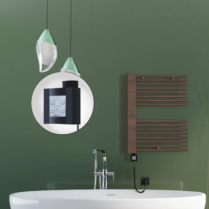 MALE Elektirikli Havlupan 600x800  Ahşap  (KTX4 Termostat) 600W Spiral Kablolu