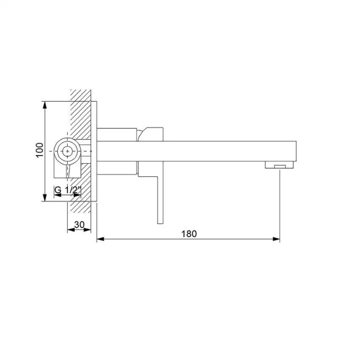 Newarc Aqua Ankastre Lavabo Bataryası