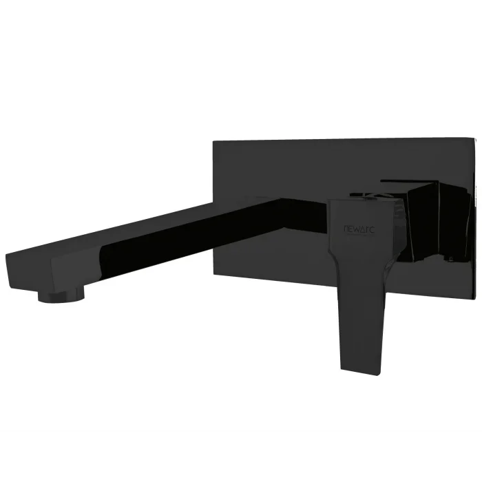 Newarc Aqua Ankastre Lavabo Bataryası Siyah