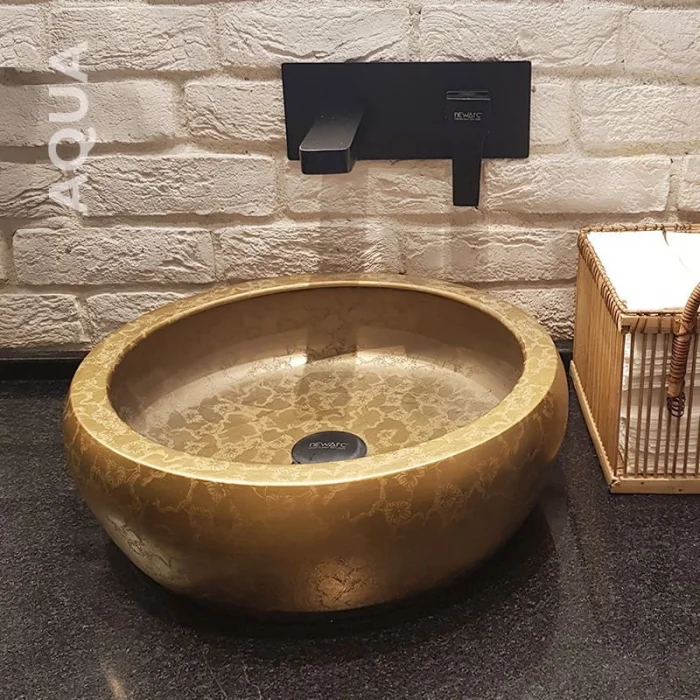 Newarc Aqua Ankastre Lavabo Bataryası Siyah