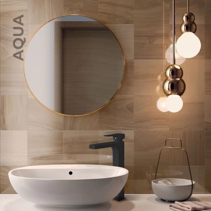 Newarc Aqua Çanak Tipi Lavabo Bataryası Siyah