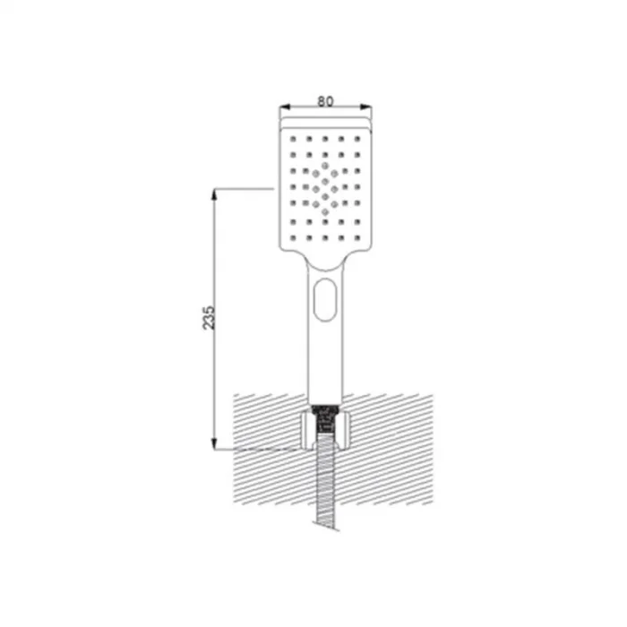 Newarc Aqua El Duş Takımı Siyah