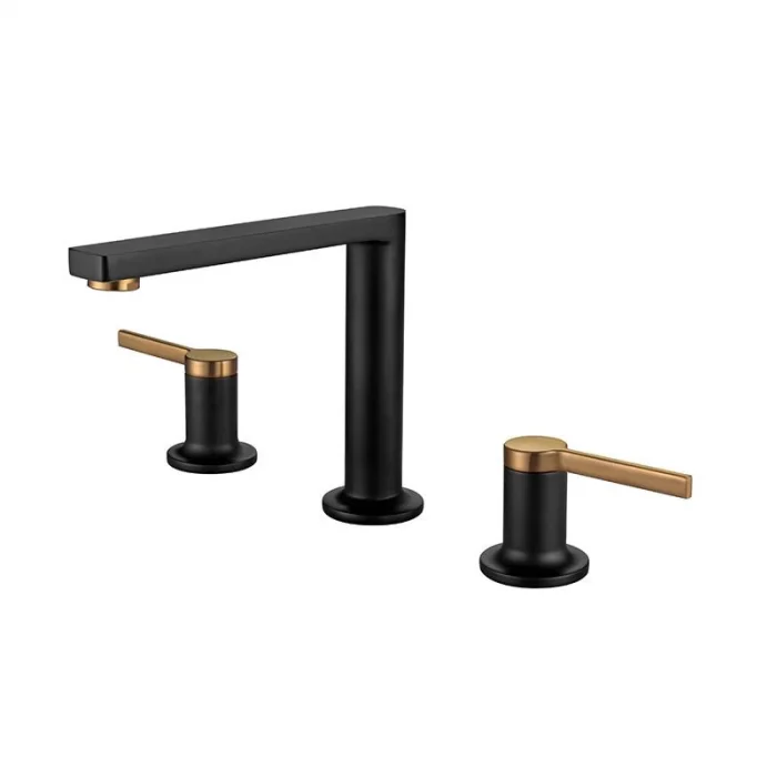 Newarc Bold 3 Delikli Lav.Bat. Siyah-Mat Altın