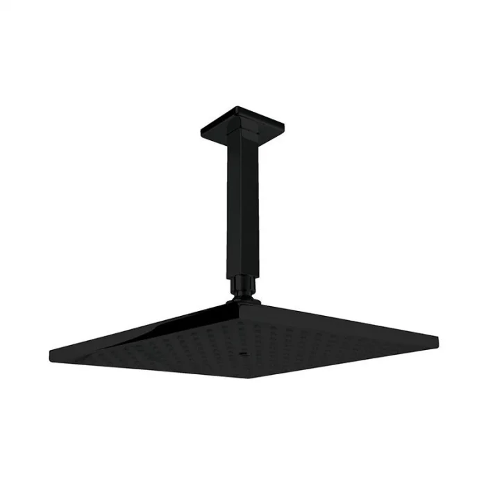 Newarc Corner Duş Başlığı Siyah