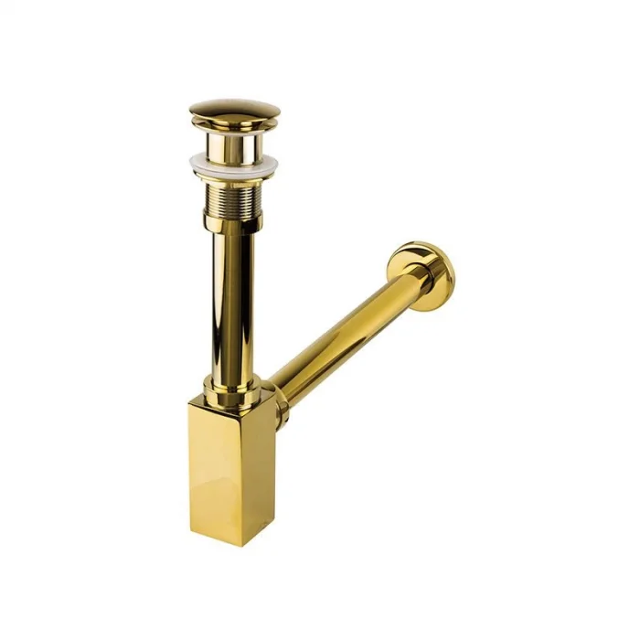 Newarc Corner Lavabo Sifonu-Altın