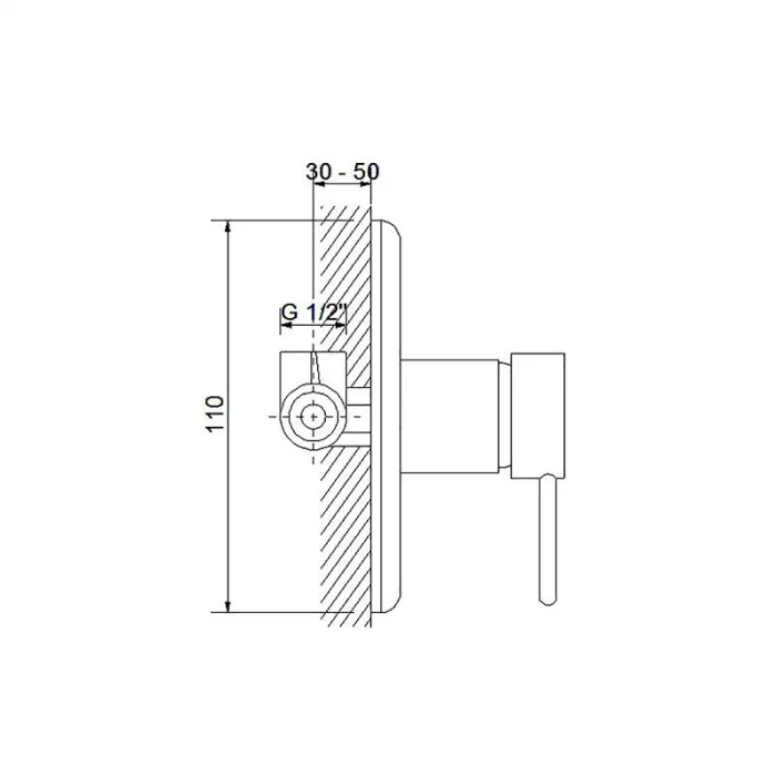 Newarc Domıno Ankastre Duş Bataryası