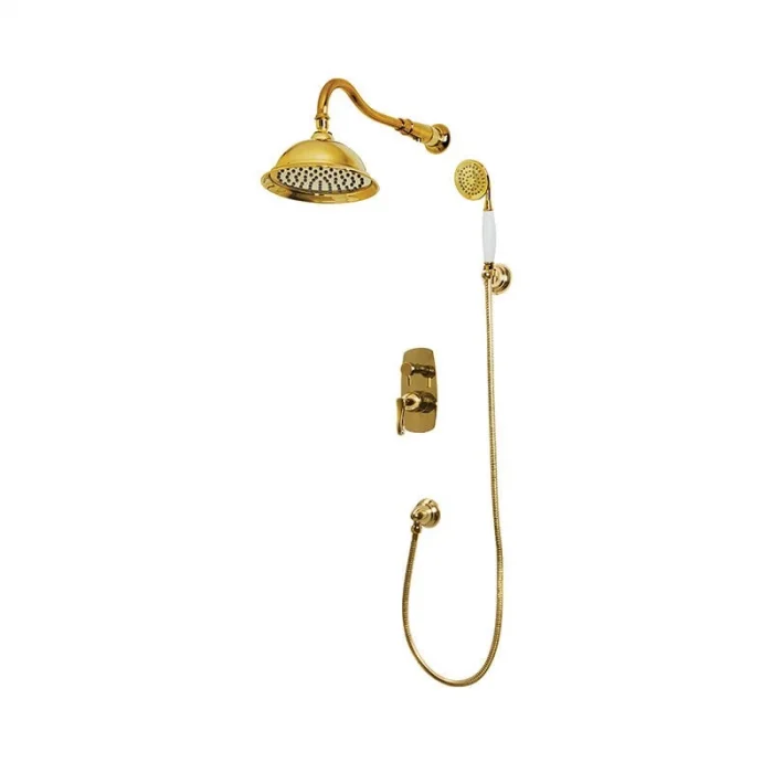 Newarc Golden Ankastre Banyo Bataryası Altın