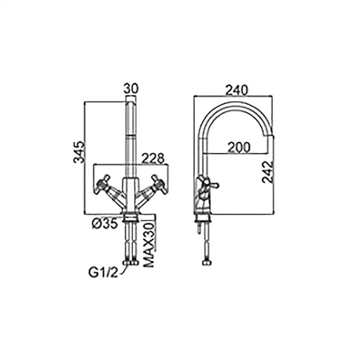 Newarc Hexa Evye Bataryası Parlak Bakır