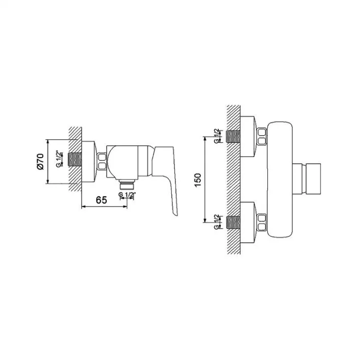 Newarc Loft  Duş Bataryası