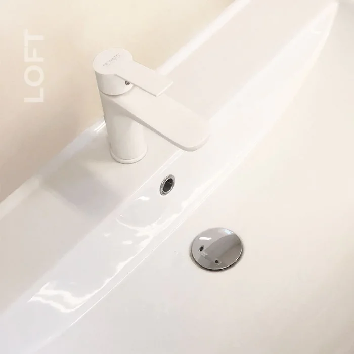Newarc Loft Lavabo Bataryası (Beyaz)