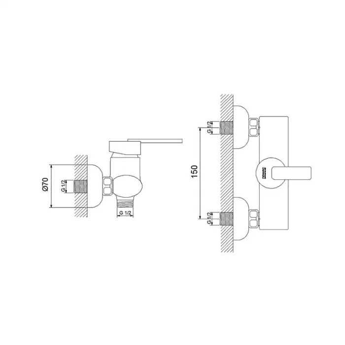 Newarc Master Duş Bataryası