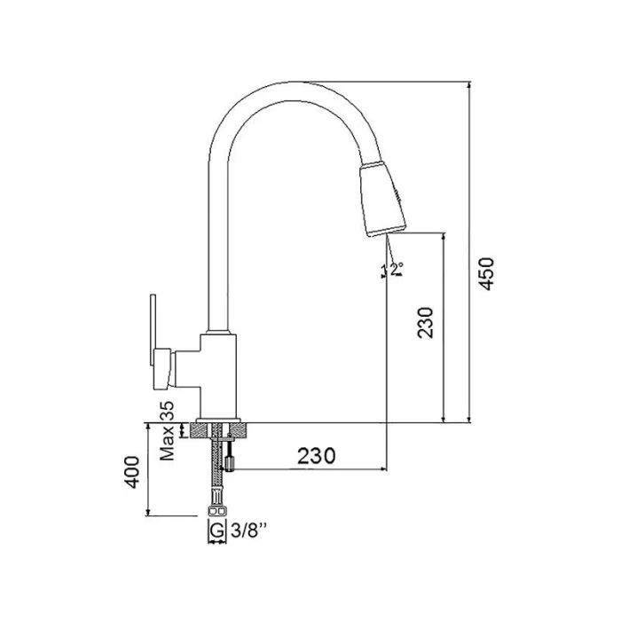 Newarc Newart Yüksek Spiralli Evye Bataryası