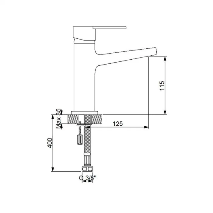 Newarc Premıum Yüksek Lavabo Bataryası