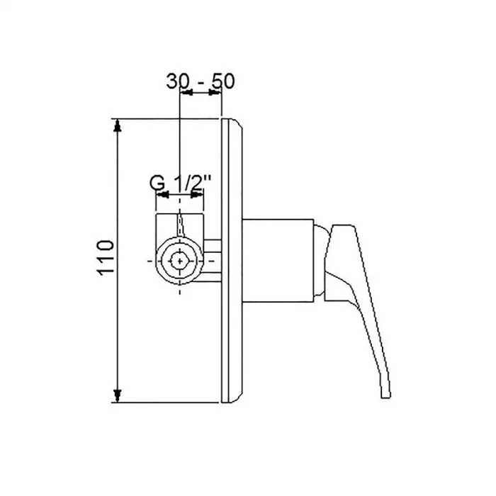 Newarc Smart Ankastre Duş Bataryası