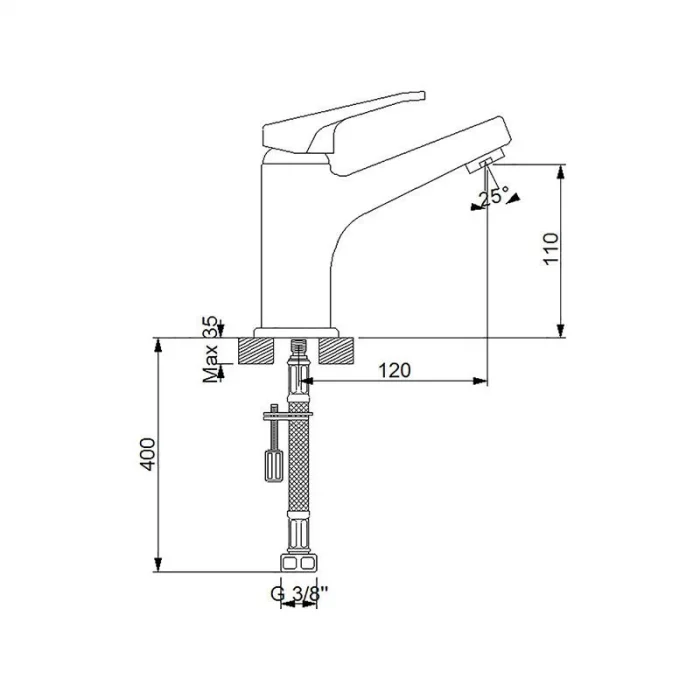Newarc Smart Yüksek Lavabo Bataryası