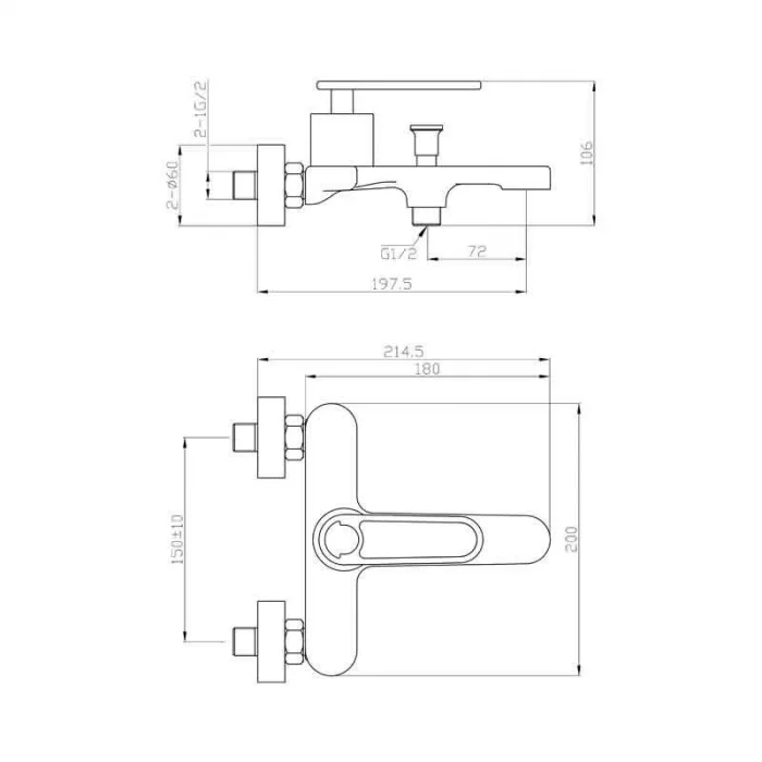 Newarc Zeta Banyo Bataryası Siyah-Parlak Bakır