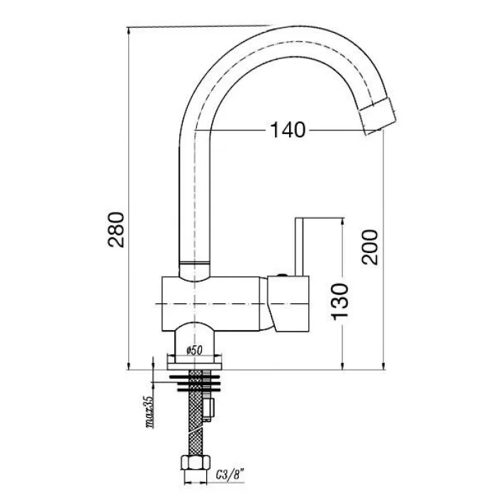 Penta Agena Yüksek Lavabo Bataryası