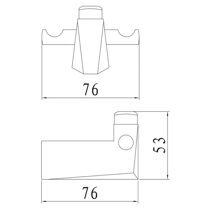 Penta Capella Askılık Mat Bronz