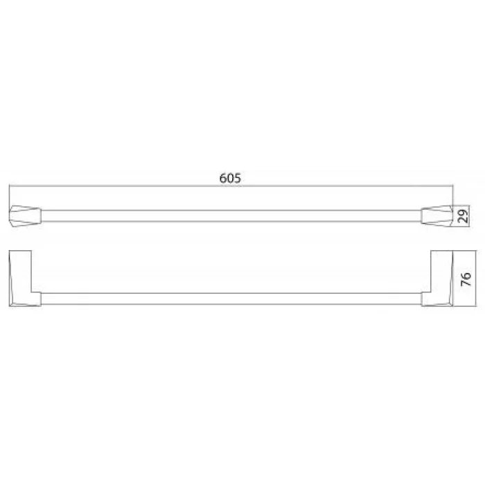 Penta Capella Uzun Havluluk Krom