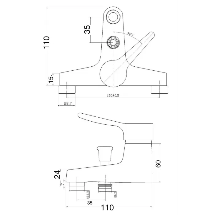 Penta Opus Banyo Bataryası P304