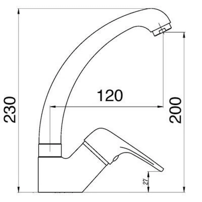 Penta Opus Yüksek Lavabo Bataryası P308