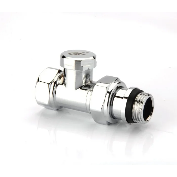 Radyatör Dönüş Vanası 1/2 Krom Düz