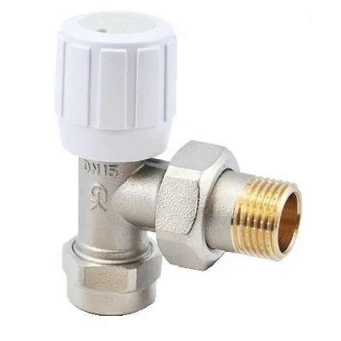 Radyatör Vanası 1/2 Eko Köşe Pex (16*2mm Boru Bağl. Rakorlu)