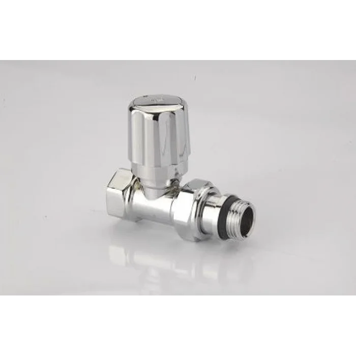 Radyatör Vanası 1/2 Krom Düz (Plastik Volanlı)