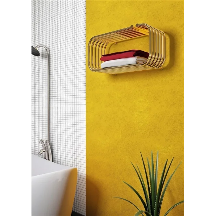 Santorini Dekoratif Havlupan 700x330 Altın Renkli