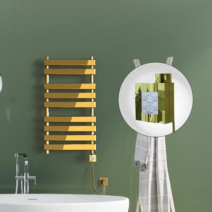 TAHITI Elektrikli Havlupan 500x1300 Altın  (KTX4 Termostat) 600W Spiral Kablolu