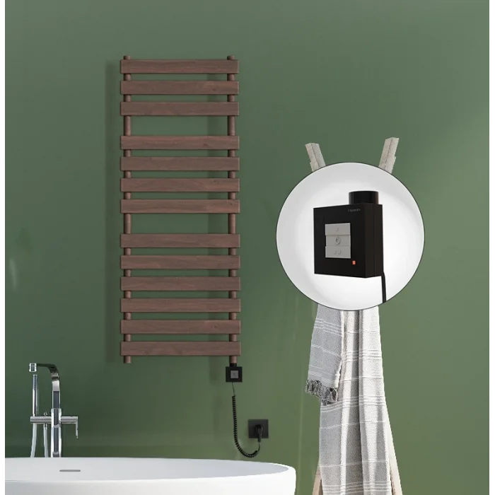 TAHITI Elektrikli Havlupan 500x950 Ahşap   (KTX1 Termostat) 600W Spiral Kablolu