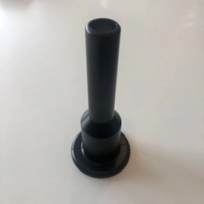 Tekli Radyatör Boru Gizleme Kılıfı 2 Parçalı Geçmeli Plastik Siyah 160mm