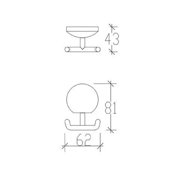 Tema Bora Bornoz Askılık (İkili)