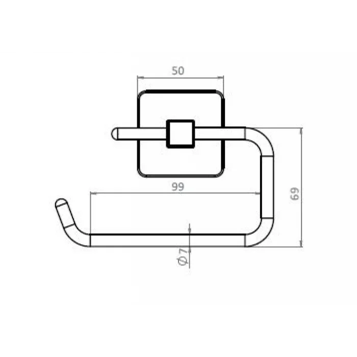Tema Kare Tuvalet Kağıtlık (Kapaksız) 71710