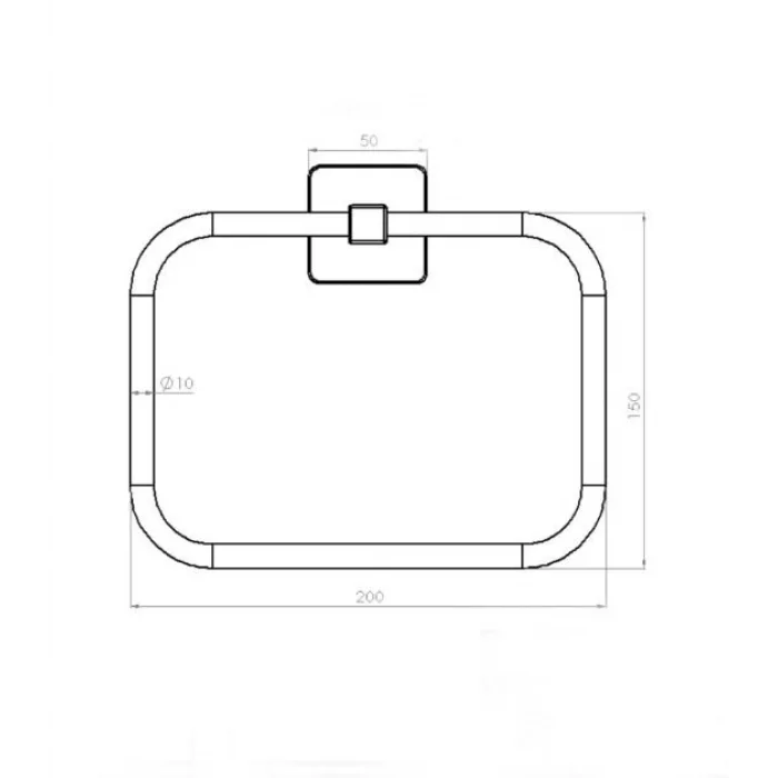 Tema Kare Yuvarlak Havluluk 71708