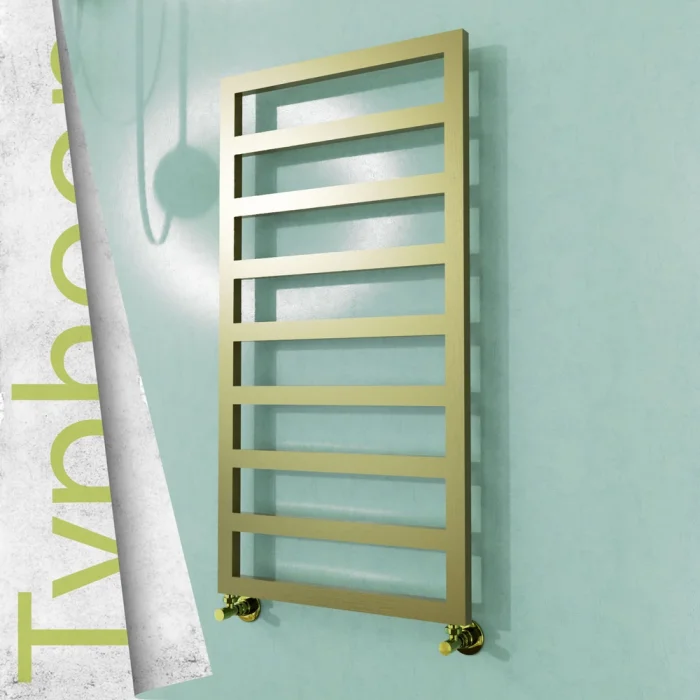 TYPHOON Paslanmaz Çelik Havlupan 600x1160 Satine Altın