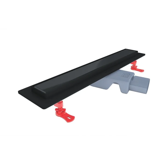 Valtemo 40CM.Starlıne Black Trendy Duş Kanalı