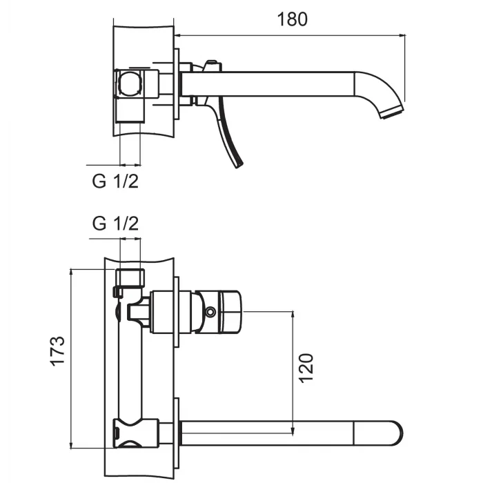 Valtemo Valero Art Gray Ankastre Lav.Bat.VM-1803