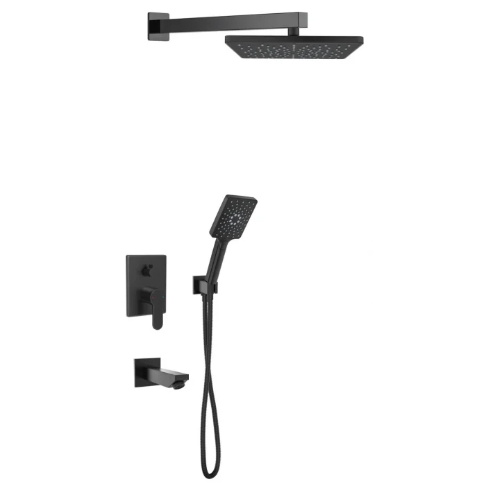 Valtemo VS-4084 Maxima Mat Black Ankastre (Kare)