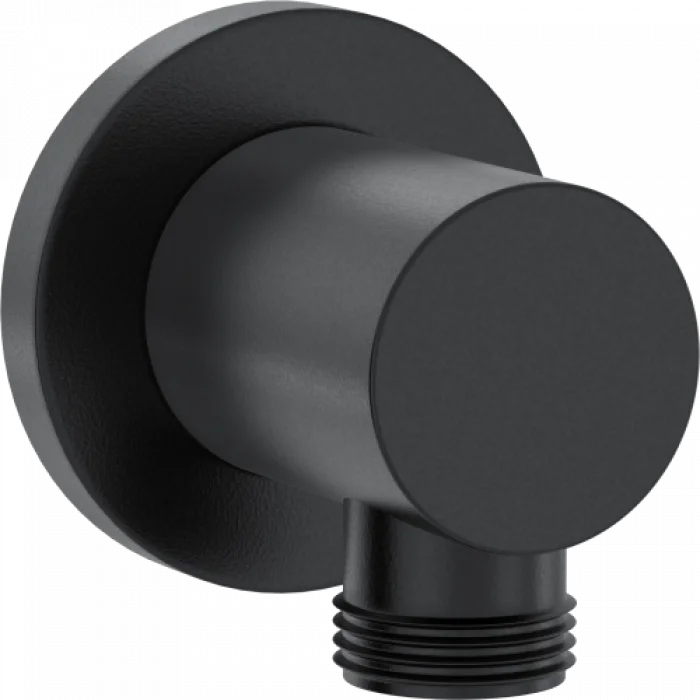 Valtemo VS-4909 Su Çıkış Dirseği Yuvarlak Siyah