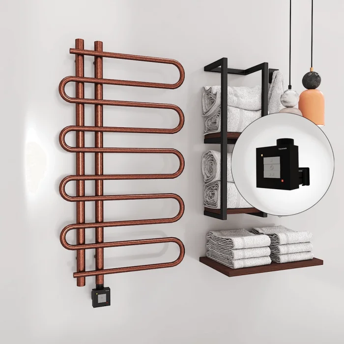 ZANTE Elektrikli Havlupan 500x1000  Bakır Eskitme (KTX1 Termostat) 200W