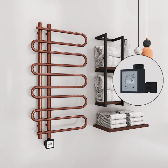 ZANTE Elektrikli Havlupan 500x1000  Bakır Eskitme (KTX3 Termostat) 200W